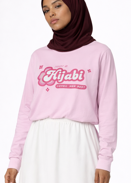 JUST A HIJABI LONG-SLEEVED TEE