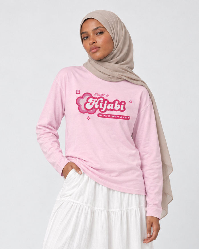 JUST A HIJABI LONG-SLEEVED TEE